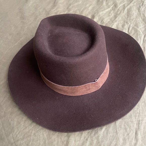 Lack of Color Brown Rancher Wool Boho Hat with Sun Protection 57cm - Picture 6 of 6